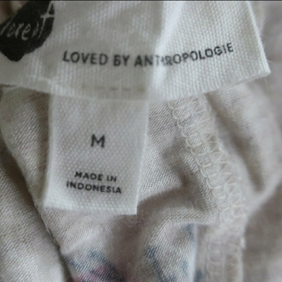 Anthro Floreat Sz Med High-Low Tunic Top D73 - Picture 6 of 10